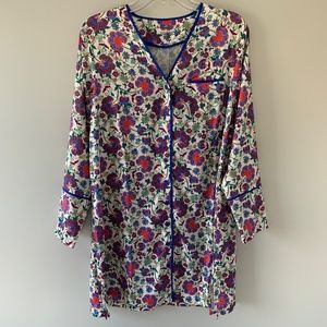 Summersalt Floral Boyfriend Sleep Shirt